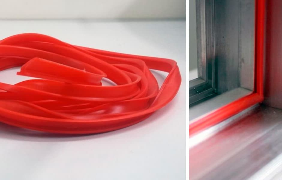 Отличительная особенность «Люков Практика» – лепестковый силиконовый уплотнитель красного цвета.