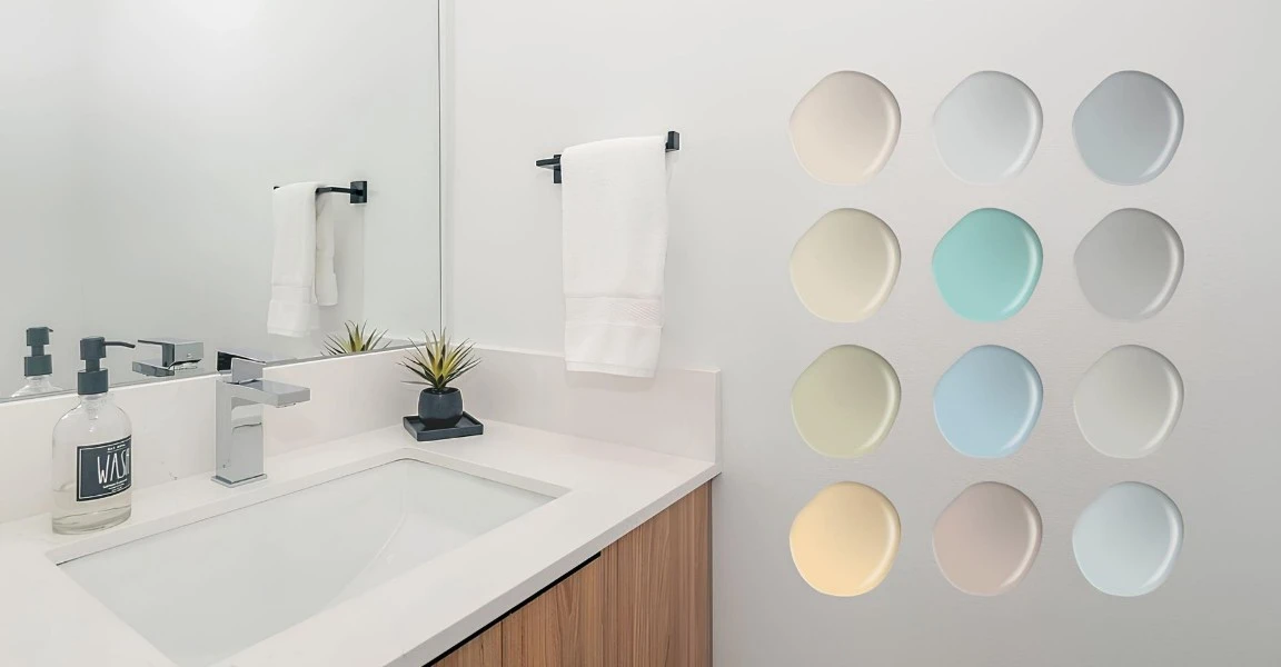 Палитра красок для ванной