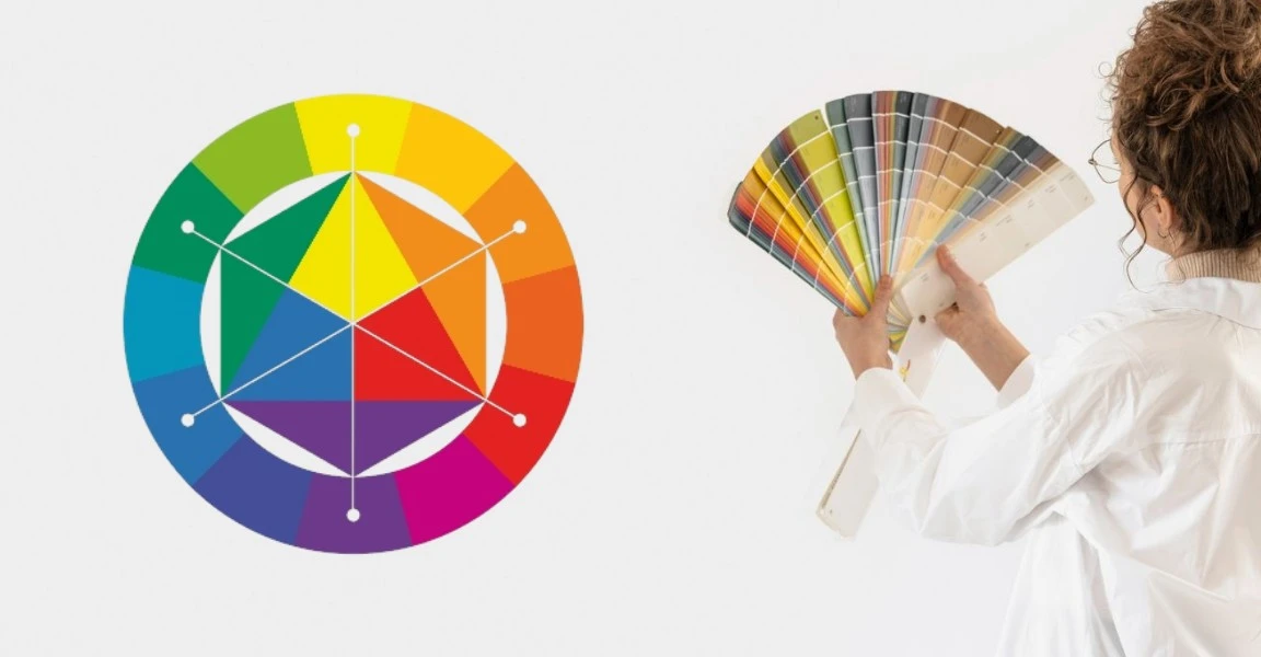 Цветовой круг Иттена для подбора красок