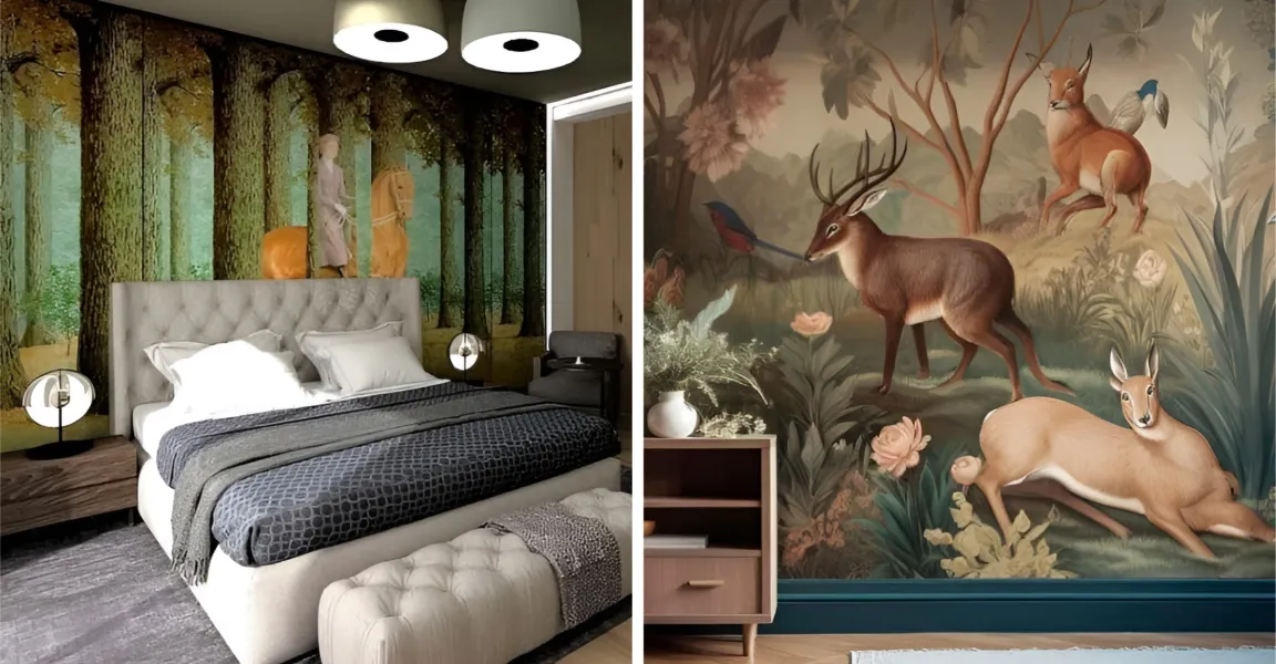 Слева: дизайн от «СТУДИЯ ПРАКТИКА».