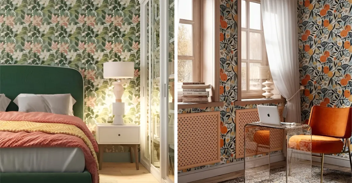 Слева: Дизайн Татьяны Баклановой. Справа: интерьер от студии «avocado.RENDER».