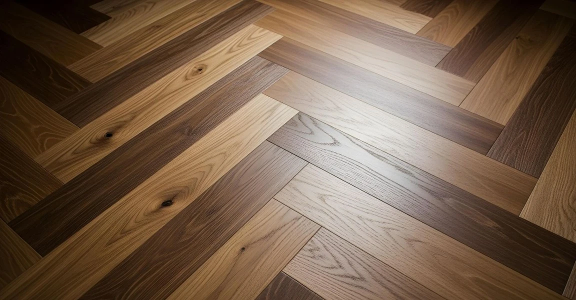 Пример укладки паркета на полу